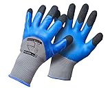 Arttribute ProGuard 12 Paar Gr. 7-11 Arbeitshandschuhe robust bequem Herren Damen Arbeitshandschuhe Gartenhandschuhe Mechanikerhandschuhe Montagehandschuhe Latex Beschichtung. (10 XL (12 Paar))