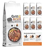 6 x 3 Kg Grillbriketts Aktivkohle 18 Kg Briketts zum Grillen Grillkohle Made in Germany