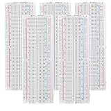 AZDelivery 5 x MB-102 Breadboard Steckbrett mit 830 Kontakten kompatibel mit Arduino