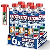 SYPRIN Original Vergaserreiniger VR51 für 2 Takt 4 Takt Benzin Motoren | schnell & einfach | geeignet für Motorrad, Gartengeräte & KFZ | Benzin Additiv zur Vergaserreinigung 6X