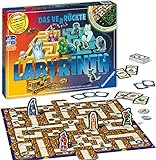 Ravensburger 26687 - Labyrinth Glow in the dark - Familienklassiker mit Leuchtfarbe, Spiel für Kinder und Familien ab 7 Jahren - Gesellschaftspiel geeignet für 2-4 Spieler - Schätze suchen