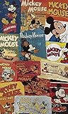 Komar Disney Vlies Fototapete MICKEY BILLBOARD | 120 x 200 cm | Tapete, Wand Dekoration, Collage, Retro, Comic, Kinderzimmer, Kindertapete | VD-054