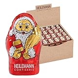 Heilemann Confiserie stanniolierte Weihnachtsmänner Schokolade Weihnachten (Edelvollmilch, 168 x 10 g)