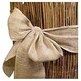 NOOR Jute-Wickelstreifen Natur 0,15 x 25 m I Jute-Rolle als Frostschutz für Pflanzen, zum Adventskalender selber basteln oder als Deko-Material I Jute-Winterschutz für Topf- und Kübelpflanzen