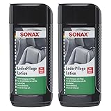 2x 500ml SONAX LEDERPFLEGELOTION LEDERPFLEGE PFLEGELOTION LEDER PFLEGE LOTION