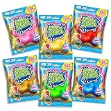 CRAZE Magic Slime FOILBAG | Schleim Kinder 6er Set - Slime Kit im 6X 75 ml Beutel, Kinderschleim sicher & rückstandsfrei