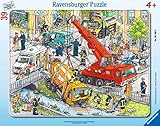 Ravensburger Kinderpuzzle - 06768 Rettungseinsatz - Rahmenpuzzle für Kinder ab 4 Jahren, mit 39 Teilen