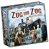 Days of Wonder, Zug um Zug – Weltreise, Familienspiel, Brettspiel, 2-5 Spieler, Ab 10+ Jahren, 90+ Minuten, Deutsch