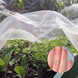 Huoflame Gemüsenetz Pflanzenschutznetz 2.5x10m – Feinmaschiges Gartennetz gegen Insekten und Vögel – UV-beständiges Insektenschutznetz für Gemüse, Obstbäume, Hochbeete und Gewächshaus