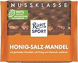 Ritter Sport Bunte Vielfalt Schokolade Honig-Salz-Mandel, 100g