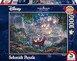 Schmidt Spiele 59480 Thomas Kinkade, Disney, Rapunzel, 1000 Teile Puzzle, single