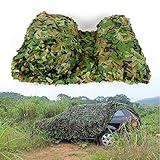 RibasuBB 4x6m Tarnnetz Dschungel Tarnung Netz Tarnnetz Camouflage Net Sonnenschutznetze Partydekoration Autoplanen Camping