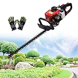 Gas-Heckenschere, 2 Zyklen, 1600 W, professionelles Landschaftsbauwerkzeug, 23,66 cc, 2-stufiges Getriebe, effiziente Leistung