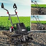 BRAST Motorhacke Gartenfräse Elektro | 1050-1800 Watt | 36-45cm Arbeitsbreite | 4 Modelle | Schutzblech Antiblockierkupplung & Sicherheitsschalter | für kleine bis große Grundstücke | BRE-AF 1500