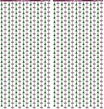 2 Stück 1 x 2 m grün-rosa Lametta-Folien-Fransenhintergrund, Vorhang, Fenster, Tür, Luftschlangen, Hexe, Mädchen, Geburtstag, Halloween, Party-Dekoration