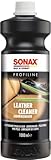 SONAX PROFILINE LeatherCleaner (1 Liter) extra starker Schaumreiniger für hochwertige Lederausstattungen aus pigmentiertem Glattleder | Art-Nr. 02703000