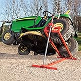 DEMA Heber Hebebühne Hebevorrichtung für Rasentraktor ATV Aufsitzmäher Rasenmäher RTH400 400 kg