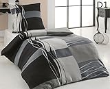 FELLANO® Cashmere Touch Bettwäsche 135 x 200 cm + 80 x 80 cm - Plüsch Winter Wendebettwäsche - besonders weich - Coral Fleece (Fellano-Grau, 135+200 + 80x80)