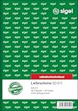 SIGEL SD011 Lieferscheine A5, 2x40 Blatt, selbstdurchschreibend, 1 Stück, aus nachhaltigem Papier