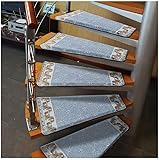 ISCBAFYX Treppenmatte Wendeltreppe Matte für Wendeltreppen 1 Stück Rechts Dreh Treppenmatte, Stufenmatte Rutschfest Schutzmatte