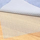 Antirutschmatte für Teppich 80 x 150cm, Schneidbar PVC Teppich Antirutschunterlage, Sicher und geruchlos Teppichunterlage rutschfest für Teppich Schubladen Regale Tablett