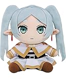 Gooyeh Frieren PlüschKissen Frieren: Beyond Journey's End Plüschfigur Niedliche Frieren Anime Figur Bett- und Sofadekoration Sammlerstücke Geschenke 25cm