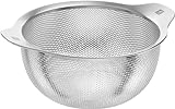 ZWILLING Table Sieb, 20 cm, Edelstahl, 22 x 20 x 10 cm, Küchensieb, Seiher Geeignet zum Sieben, Abtropfen Nudeln, Quinoa, Puderzucker, Gemüse, Obst, Tee