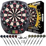 Dartscheibe Elektronisch,Elektronische Dartscheibe mit 12 pfeilen elektronisches Elektronik Dartboard Dart Scheibe Dartautomat E Dartboards