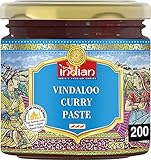 TRULY INDIAN Currypaste Vindaloo – Sehr scharfe Würzpaste für individuelle, schnelle Gerichte – Authentisch indisch kochen – 6 x 200 g