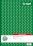 SIGEL SD063 Bautagebuch A4, 3x40 Blatt, selbstdurchschreibend, mikroperforiert, mit Abheftlochung, aus nachhaltigem Papier