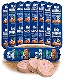 Brit 10x800g Sausage Hundewurst Huhn, Pute, Lamm, Wild Hundefutter Nassfutter