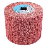 Polierscheibe, Drahtzieh-Polierscheibe 80#, Schleiftrommel-Farb- und Rostentferner, Polierkopfbürste für Scheuerschwamm