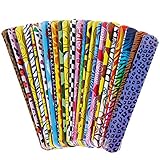 GOLDGE 24pcs Bunte Schnapparmbänder zum Kindergeburtstag für Kinder