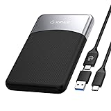 ORICO 1 TB Externe SSD mit 2 in 1 USB C Kabel, Externe Festplatte SSD USB 3.2 Gen 1 bis zu 460MB/s, Portable SSD für USB-C Smartphone, PC, Tablet, Labtop - M25PRO