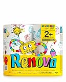 Toilettenpapier Renova Kids Friendly - bedruckt mit Kindermotiven - 3-lagig - Renova - Hochwertiges weißes Klopapier - 4 Rollen