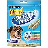 Friskies Purina Dental Fresh, Zahnsnack, Mundgeruch für kleine Hunde, 6 Beutel à 110 g