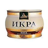 Kaviar - Zarendom Keta Lachskaviar Premium 400 g Dose - roter Kaviar - caviar - икра