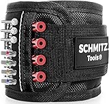 SCHMITZ.Tools Geschenke für Männer - Magnetarmband für Handwerker - Ostergeschenke für Männer - Männergeschenke für Papa - Geburtstagsgeschenk Handwerker Gadget - Vatertagsgeschenk für Papa