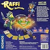 KOSMOS 681036 Raffi Raffzahn - Jagt die Juwelen, spannendes Kinderspiel mit magnetischer Drachen-Figur, Brettspiel für 2-4 Kinder ab 6 Jahren oder für die ganze Familie