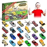 Yamepuia Auto Adventskalender 2023 Kinder, Kleine Geschenk , mädchen Spielzeug ab 2 3 4 5 6 Jahre Junge