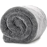 Ivality® Ultra Saugstarkes Auto Trockentuch XXL 1400 GSM 40x60 cm Motorrad Twisted Towel mikrofasertuch - fusselfreie & Lack-schonende microfasertuch autopflege - & Auto Pflege