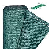 Relaxdays Zaunblende, Sichtschutz für Zaun & Balkongeländer, HDPE Gewebe, UV-stabilisiert, wetterfest, 1,2 x 15 m, grün