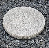 Garden Paradies Handmade Granitsockel Grablaterne Sockel Rund Vasen Sockel Grablampe Grableuchte Grablicht Sockel Lampensockel 3