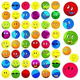 Oblique Unique® 480 Smiley Sticker - Freude Positiv Frech Bunt Deko Verzierung Basteln Kinder