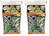 Croci Zoo Med Eco Earth 8,8L Kokosnuss-Bodensubstrat - Naturterrarium für Reptilien, Amphibien und Wirbellose (Packung mit 2, 8.8 Liter)
