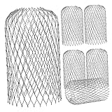 SHINEOFI 6 Stück Teiliges Rinnenschutz Filterset Abflussgitter Schmutzvermeidung Wetterfestes für Rinnensysteme