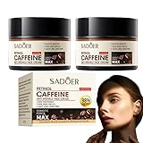 SADOER Retinol-Koffein-Anti-Falten-Creme, Sadoer Retinol-Creme, Retinol-Creme Für Das Gesicht, Koffein-Fa, Pflege Für Die Haut, Anti-Falten-Feuchtigkeit, Nährt Die Haut (2Stk)