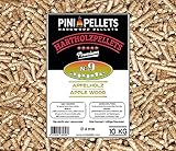 PINI Grillpellets № 9 Apfel 10 kg BBQ Hartholzpellets zum Grillen Räuchern Smoken