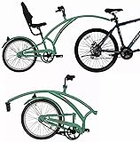 Portable Folding Steel 20in Tandem Mountain Bicycle Hitch Arm New