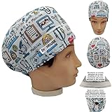 BolsoHatillo TC - OP-Haube Medizinische Instrumente für kurzes haar anpassbar